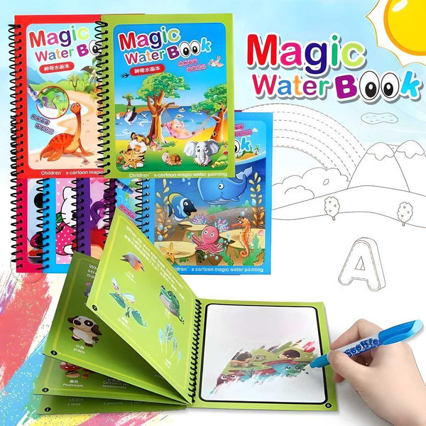 Reusable Magic Water Quick Dry Book pack of 4